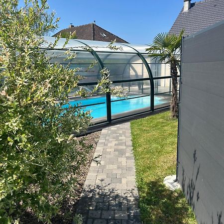 Gite Spa Sauna Piscine Aubin-Saint-Vaast Exterior foto