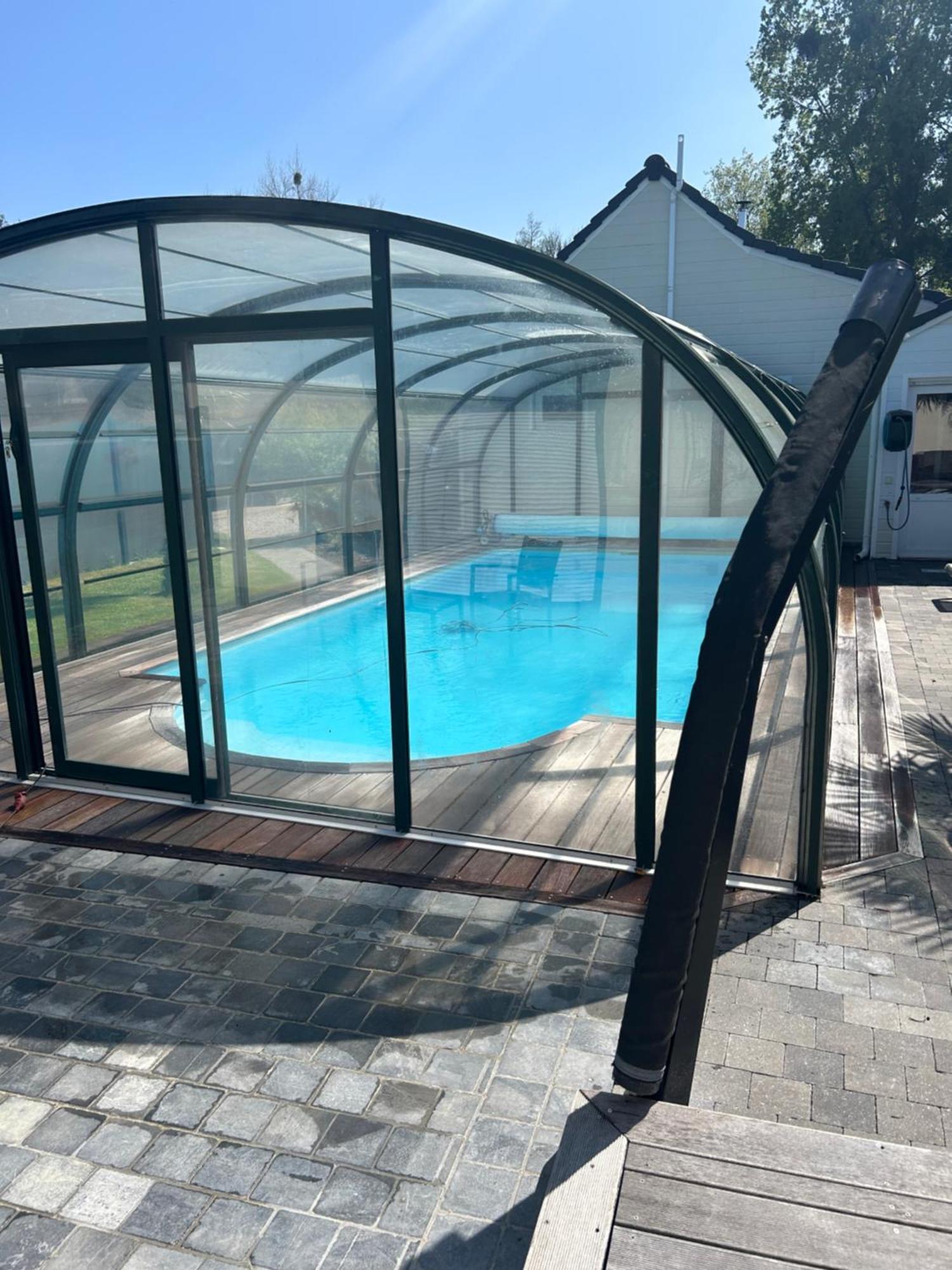 Gite Spa Sauna Piscine Aubin-Saint-Vaast Exterior foto